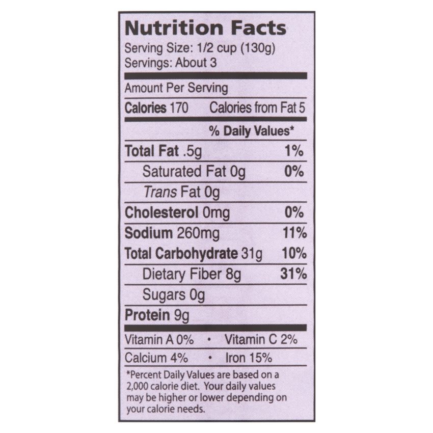 Cannellini beans nutrition facts