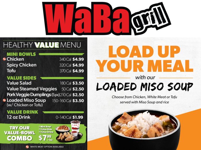 Grill waba menu restaurant ocrestaurantguides